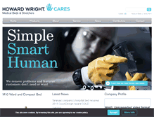 Tablet Screenshot of howardwrightcares.com